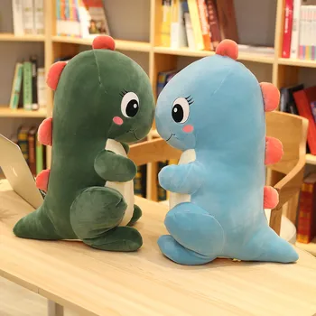 Dinozauras, pliušinis žaislas, minkšti minkšti animacinių filmų gyvūnų dinozaurų lėlės vaikams gimtadienio dovana