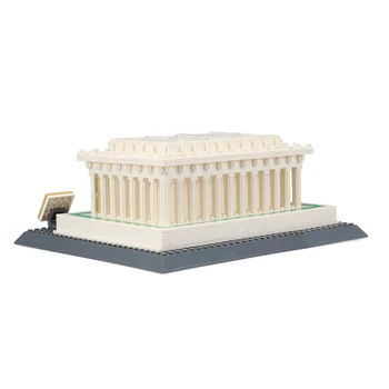Wange 4216 Blokų Pasaulio Architektūros Lincoln Memorial Modelis Statybinės Plytos vaikų Kūrybos Žaislai Brinquedos Gimtadienio Dovanos