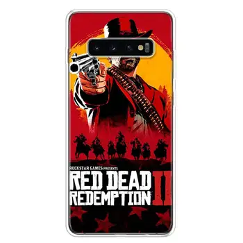 Red Dead Redemption 2 Telefono Dėklas, Skirtas Samsung Galaxy Note, 20 Ultra 10 Lite 9 8 A10 A20 A30 A40 A50 A70 A9 A8 Plius A7 A6 A80 A90