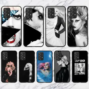 GSCHU Dainininkės-Lady-Gaga Telefono dėklas Samsung Galaxy A02 A12 A21 A32 A51 A71 A72 Shell