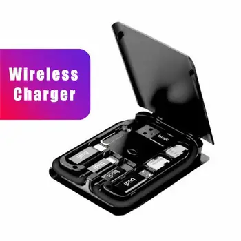 Universalus Daugiafunkcinis Duomenų Kabelis Saugojimo Pažangaus Belaidžio kroviklio USB Box Dėžės Adapterio Kortelės C0D8