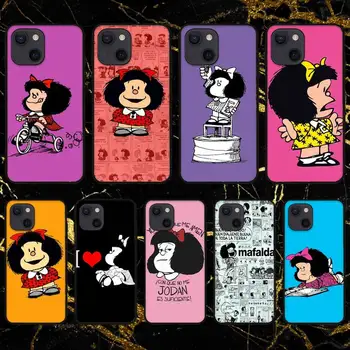 RUICHI Karšto Mafalda Telefono dėklas Skirtas iPhone 11 12 Mini Pro 13 XS Max X 8 7 6s Plius 5 SE XR Shell
