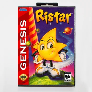 Ristar 16bit MD Žaidimo Kortelės Sega Mega Drive/ Genesis 