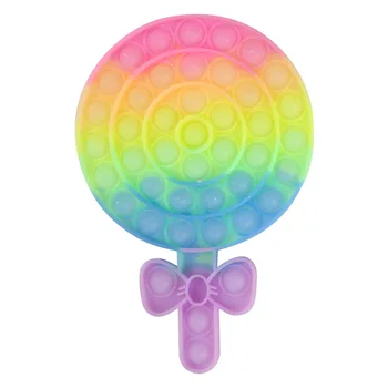 Saldainiai-spalvotas Burbulas Fidget Žaislai Suaugusiems Smagu Stumti Burbulą Žemyn Stalas Švietimo Žaislai Vaikams Streso Atsarginiais Išspausti Žaislai