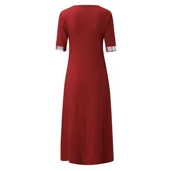 Elegantiškas Mados Suknelės Moterų Temperamentas Office Lady Darbą Pagrindinio Dėvėti Vintage Kratinys Ilga Suknelė Fenimine Vestidos 2022