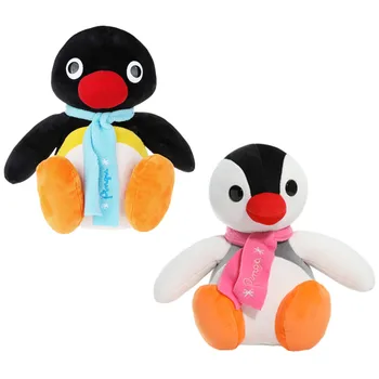 Naujas Kawaii Mielas Animacinių filmų Pingu Pingvinas Pliušinis Vaikai Mergaitės ir Berniukai, Gyvūnų iškamšų Žaislai Vaikams Dovanos 28CM