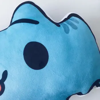 Anime Įdaryti pagalvės Bugcat Capoo Cosplay Mėlyna Katė Mielas pliušinis Žaislai, Namų apdailos pagalvėlė
