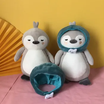 Pliušinis Pingvinas Lėlės Korėja Populiarus Katastrofos Iškrauti Jums Pingvinas Skrybėlę Gali Pašalinti Sparnas Gali Purtyti Animacinių filmų Pliušinis Gimtadienio Dovanos