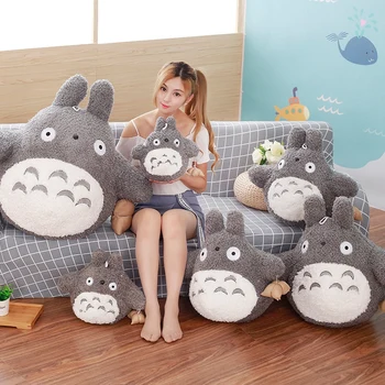 20-70cm, Didelis Dydis Anime Totoro Lėlės, Pliušiniai Žaislai Animacinių filmų Totoro Minkštas Pliušinis iškamša Pagalvę Vaikams, Dovana, Namų Dekoro Kalėdų Dovana