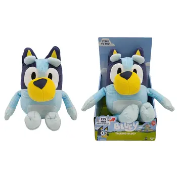 Naujas produktas bluey kalbėti pliušinis bluey kalbėti pliušinis bingo šuo su muzika versija pliušinis žaislas, lėlė lėlė vaikų dovanų