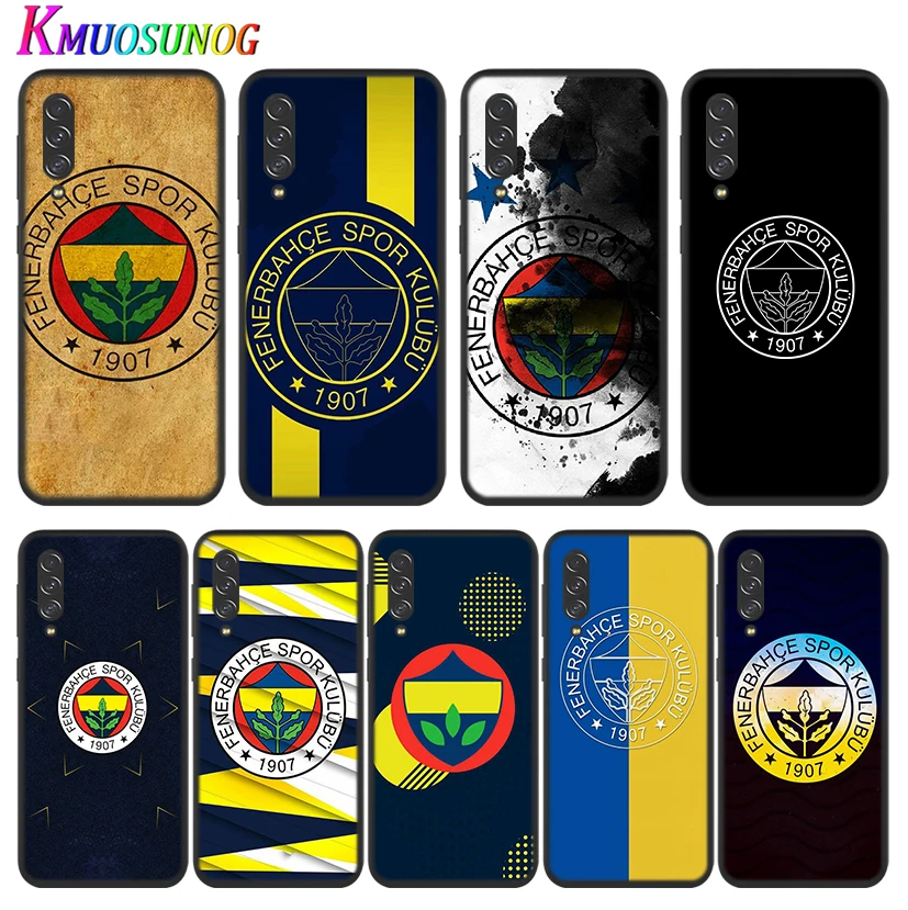 Turkija Fenerbahce Futbolo Samsung Galaxy A90 A80 A70S A60 A50S A40S A30S A20E A10S A2 Core 5G Juoda Telefono dėklas Nuotrauka 5