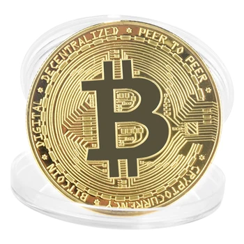 Bitcoin BTC Rose rublių atminimo Dovanų ir Suvenyrų Auksas, Sidabras Fizinio Kolekcines, Sidabrą, Monetos, Meno Antikos Imitacija Mln.