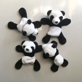 1pc Mielas Minkštas Pliušinis Panda Šaldytuvas Magnetas Šaldytuvas Lipdukas Namų Dekoro Suvenyrų Gyvūnų Animacinių filmų Sienos, Vaiko Žaislai, Dovanos, Lipdukai