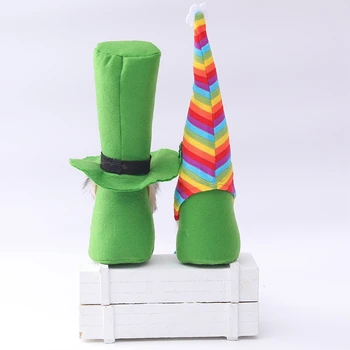 Airijos Kovo Festiva Dieną Gnome Leprechaun Pasisekė Shamrock švedijos Nykštukas Beveidis Lėlės St Patrick ' s Day Tomte Pliušiniai Žaislai, Papuošalai
