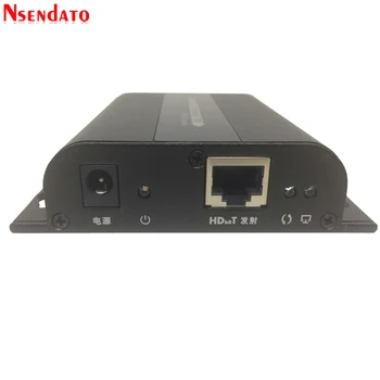 HDbitT HDMI Extender Iki 120m LAN Kartotuvas per Maršrutizatoriai RJ45/CAT6/6a/7 infraraudonųjų SPINDULIŲ Siųstuvas HDMI V1.4 HDCP 1.4 Siuntėjas Imtuvas
