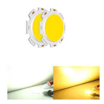 5vnt COB LED elektros Lemputės 11mm 20mm 3W 5W 7W 10W 12W 15W LED Šaltinis Chip Bridgelux Šviesos Lempos, Prožektoriai, Lempos Downlight