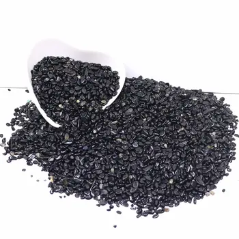 3-5mm 100g Natūralus juodas turmalinas Mineralinių Egzempliorių Gydymo Akmuo Akvariumas Namų Puošybai 