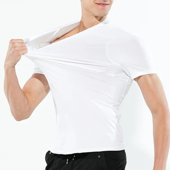Naujas Vyrų Vasaros Marškinėliai Trumpas rankovėmis Kvėpuojantis Marškinėliai Greitai-džiovinimo Ledo Šilko marškinėliai Kieto Spalvų Laisvi O-kaklo Vyrams, Drabužiai