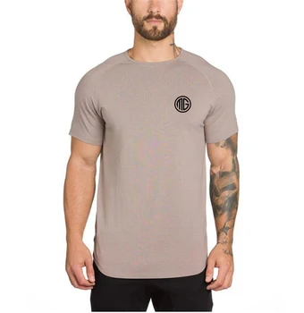 Naujas 2020 metų pratęsti hip-hop street t-shirt vyrų mados prekės ženklo t shirts fitneso vyrų vasaros trumpomis rankovėmis negabaritinių sporto drabužių