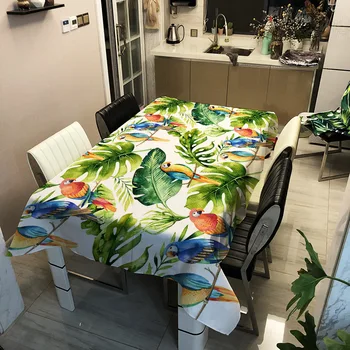 3D atspausdintas augalų modelis poliesteris staltiesė atspari vandeniui staltiesė atostogų apdailos staltiesė