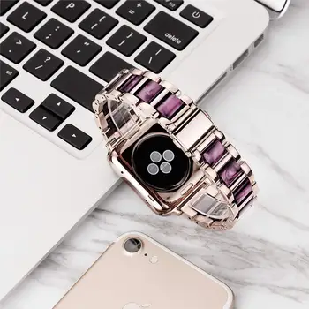 Metalo Dervos Diržu, apple watch band 45mm/41mm 44mm 40mm 42mm 38mm watchband apyrankę iwatch 