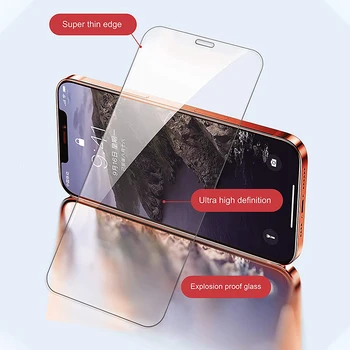 Pilnas draudimas Apsauginis Stiklas iPhone 7 8 Plius 6 6S SE 2020 Screen Protector, iPhone 11 12 Pro Max Mini X XS XR Stiklo