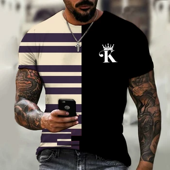 Vasaros vyriški trumpomis Rankovėmis Lauko T-Shirt Didelės Apvalios Kaklo 3D Spausdinimo Atsitiktinis marškinėliai Kvėpuojantis Viršuje Gatvės Mados Drabužiai.