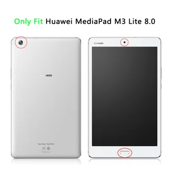 Ultra-plonas pagalvoti Atveju, Huawei MediaPad M3 Lite 8.0 NKP-W09 NKP-AL00 8 colių 