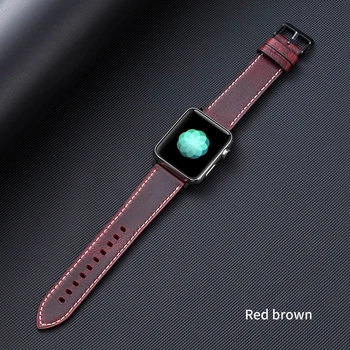Odinis dirželis, Apple watch band 44mm 40mm 45mm 41mm iWatch juosta 38mm 42mm natūralios odos apyrankė 