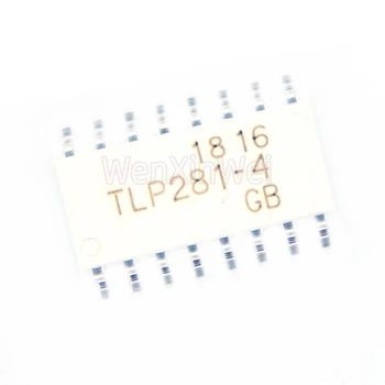 10VNT/DAUG TLP281-4GB SOP16 TLP281-4 SOP-16 Linijiniai Sankabos Optocoupler NAUJAS
