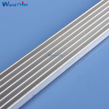 2vnt Sidabro-Baltos Šilumos Kriaukle LED 150x20x6mm Šilumos Kriaukle Aliuminio Aušinimo Fin