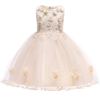 Vasaros vaikų baby girl gėlių suknelė vaikas bridesmaid bamblys elegantiška suknelė vestido infantil oficialią šalies tutu suknelė L5061