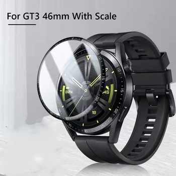 1/3/5vnt 3D SoftFull Padengti Apsaugine Plėvele, skirta Huawei Žiūrėti GT 3 42mm/46mm Smartwatch PMMA+PCScreen ProtectorAnti-Scratch Prieigos