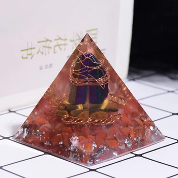 Orgone Piramidės Olivīns Gydymo Kristalų Energijos Orgonite Pyramide Čakros Akmenys Emf Apsaugos Meditacija Kvarco Namų Dekoro