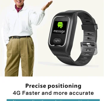 4G Smart Watch Telefono SOS Mygtuką, Pavojaus Balso Skambučio SOS GPS WIFI GPS Vieta Smartwatch Senų Žmonių, su Sim Kortele Neįgaliesiems