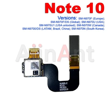 Originalus Home Mygtuką Touch ID pirštų Atspaudų Jutiklis Flex Kabelis Samsung Galaxy Note 4 5 7 8 9 10 20 Plus Ultra Lite