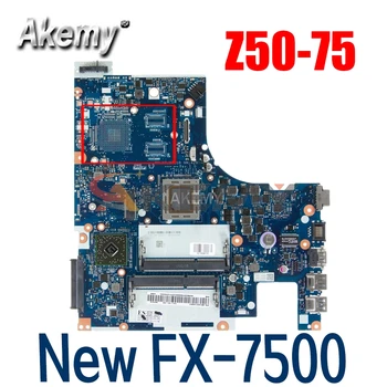 Naujas ACLU7/ACLU8 NM-A291 Plokštė Lenovo Z50-75 G50-75M G50-75 G50-75M Nešiojamas plokštės ( AMD FX-7500 CPU ) GM
