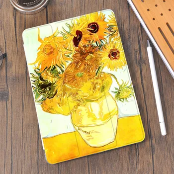 Van Gogho Paveikslų Atveju Oras, 4 iPad 10.2 8 Kartai 2020 M Pro 11 2021 Turėtojas 7-ąją Mielas Funda Mini 5 Oro 2 6 5 Coque