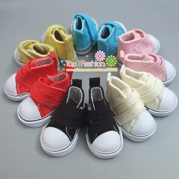 Įvairių Spalvų 5cm Drobės Sneaker Už 1/6 BJD Doll Mados Mini Žaislas Batai Bjd Batai rusijos 