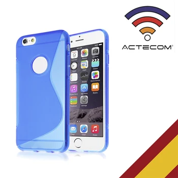 ACTECOM Funda para iPhone 6 Funda Protectora de Silicona iPhone 6 Spalvų Gelis de TPU Suave con Absorción de Impactos