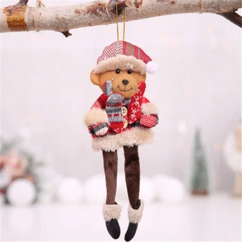 Kalėdų Medžio Apdaila Pakabukas Santa Claus Briedžių Sniego Pakabukas 2021 Naujųjų Metų Dekoracija Noel Kalėdų Dovana Navidad