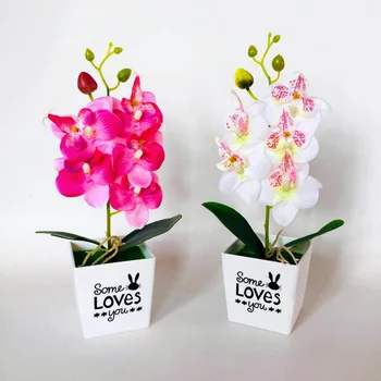 5 Vadovai Dirbtinis, Netikras Drugelių Orchidėja, Gėlių Užpildyti Gyvenimo Namas Sodo Vestuvių Dekoro Priemonių Gėlių Estetinės Supplie