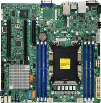 Nauja supakuota X11SPM-F vieno kanalo C621 chip LGA3647 serverio plokštė dual Gigabit ethernet tinklo plokštė 12sata