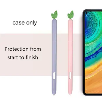 Samsung Tablet S6 S7 Lite Stylus Pen Padengti Morkų Plunksna Apsaugos Nešiojamų Dizainas Dėklas Padengti Atveju Silikono K2H1