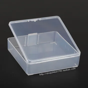 Komponento ir Priedai Dėžės skaidraus plastiko Dėžutės produktų sandėliavimas ir pakuotė & Smulkių Detalių kvadratinė Dėžutė