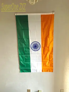 ZXZ nemokamas pristatymas 90X150cm Indijos vėliava 3x5ft Į Ind Indija Indijos vėliava patalpų vidaus lauko Apdaila