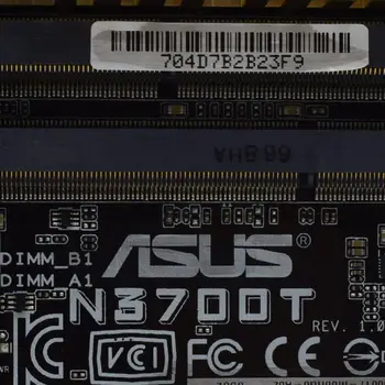 ASUS N3700T Intel Pentium N3700 DDR3 PCI-E VGA, HDMI, SATA 6Gb/s 17*17cm Mini-ITX Pradinio Darbastalio Plokštė Combo