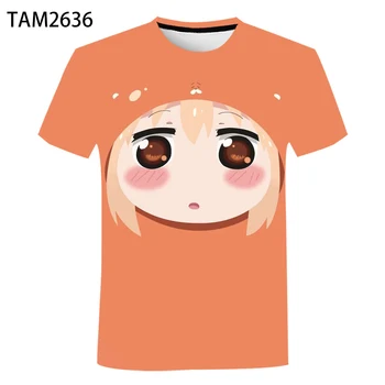 2021 Naujų Anime D T-shirt Jimento! Umaru-chan 3D atspausdintas T-shirt Vyrai Ir Moterys, Vaikai Vasarą, Trumpas rankovėmis Atspausdintas T-shirt cas