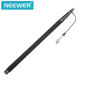Neewer NW-088 Handheld Microphone Boom Arm su Built-in XLR Laidas, 5-Skyriuje, Ištraukiamas Aliuminio Mic Rankos su Puta, Spaustuvai,