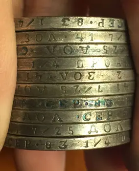 1833 rusija 1/2 Rublis monetos KOPIJA